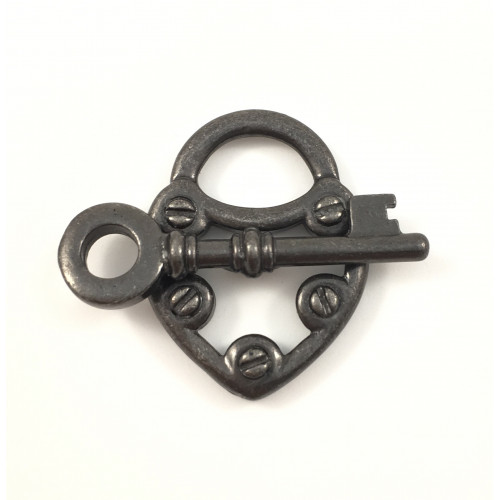 Toggle lock and key black color 